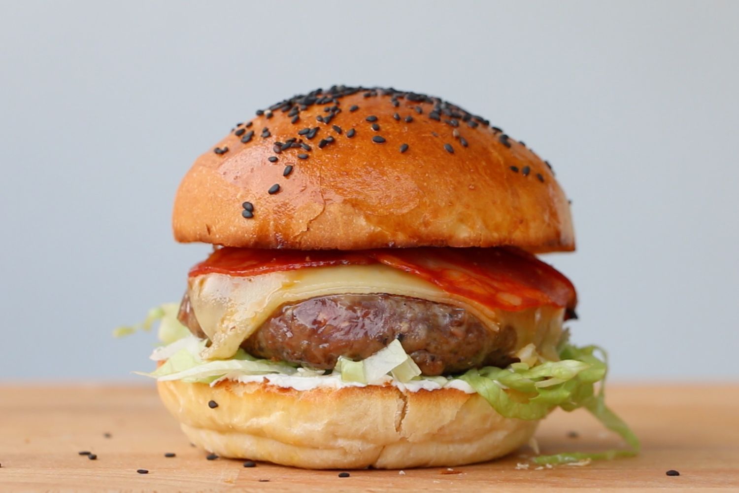 Cream Cheese Chorizo Burger