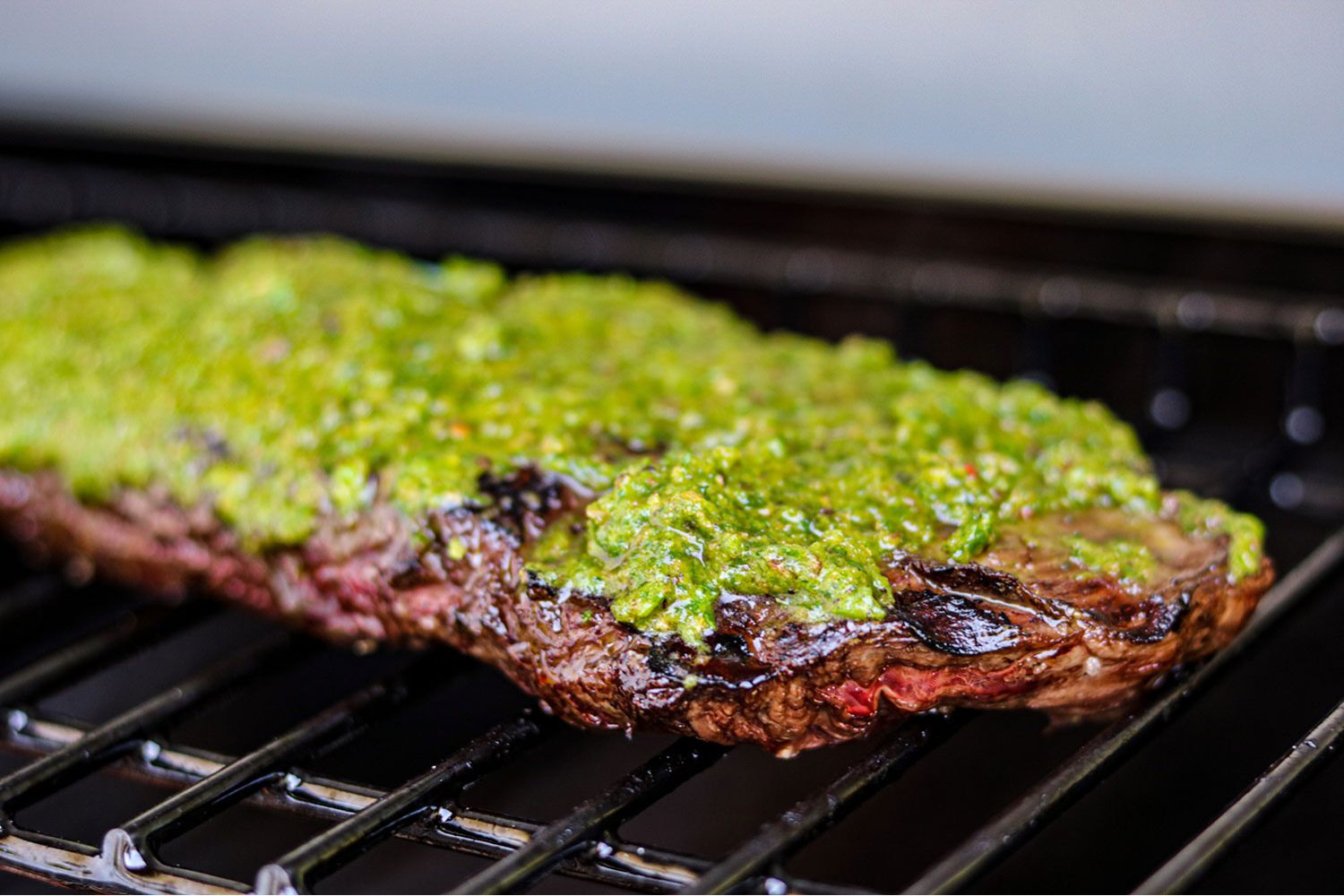 Skirt Steak mit Bärlauchbutter