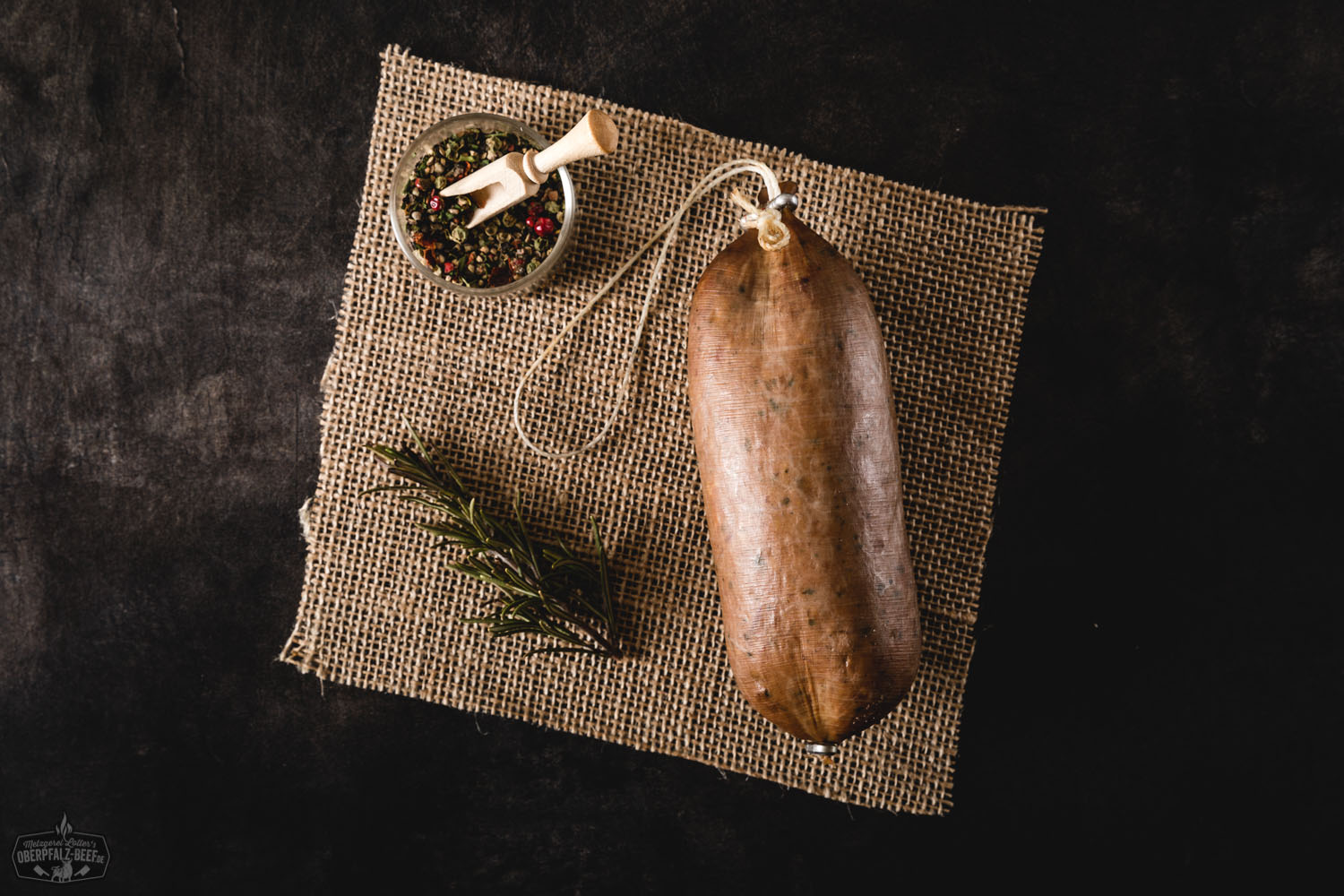 Original Oberpfälzer Bauernleberwurst schwarzgeräuchert