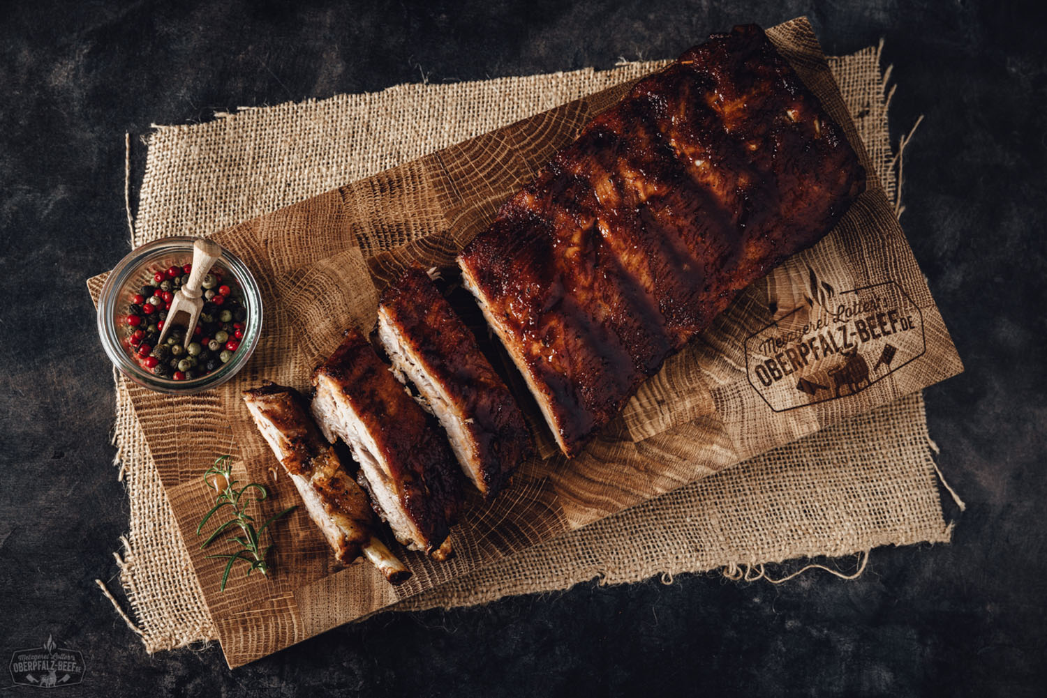 Sous Vide vorgegarte Baby-Back Ribs