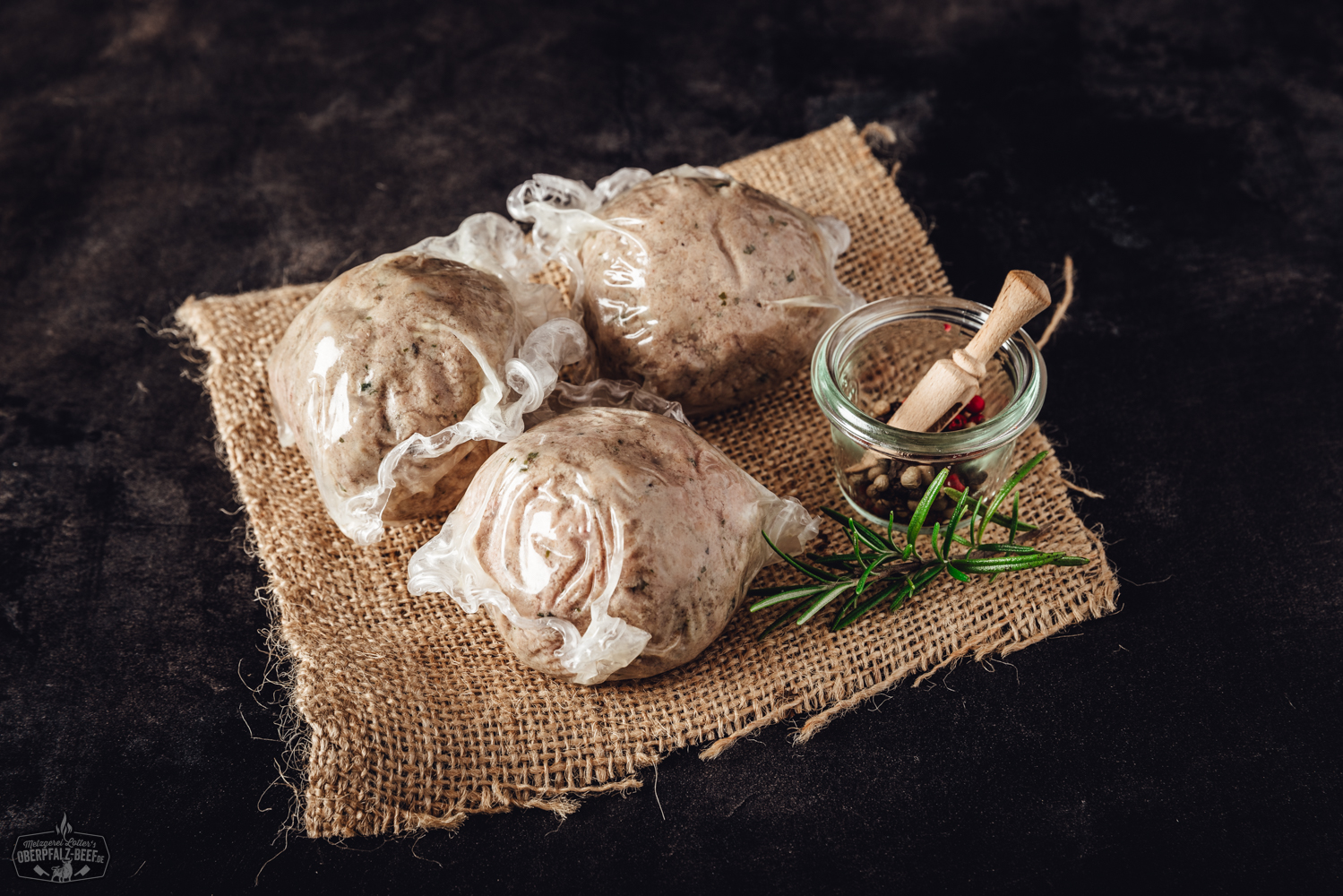 Oberpfälzer Leberknödel im Portionsdarm