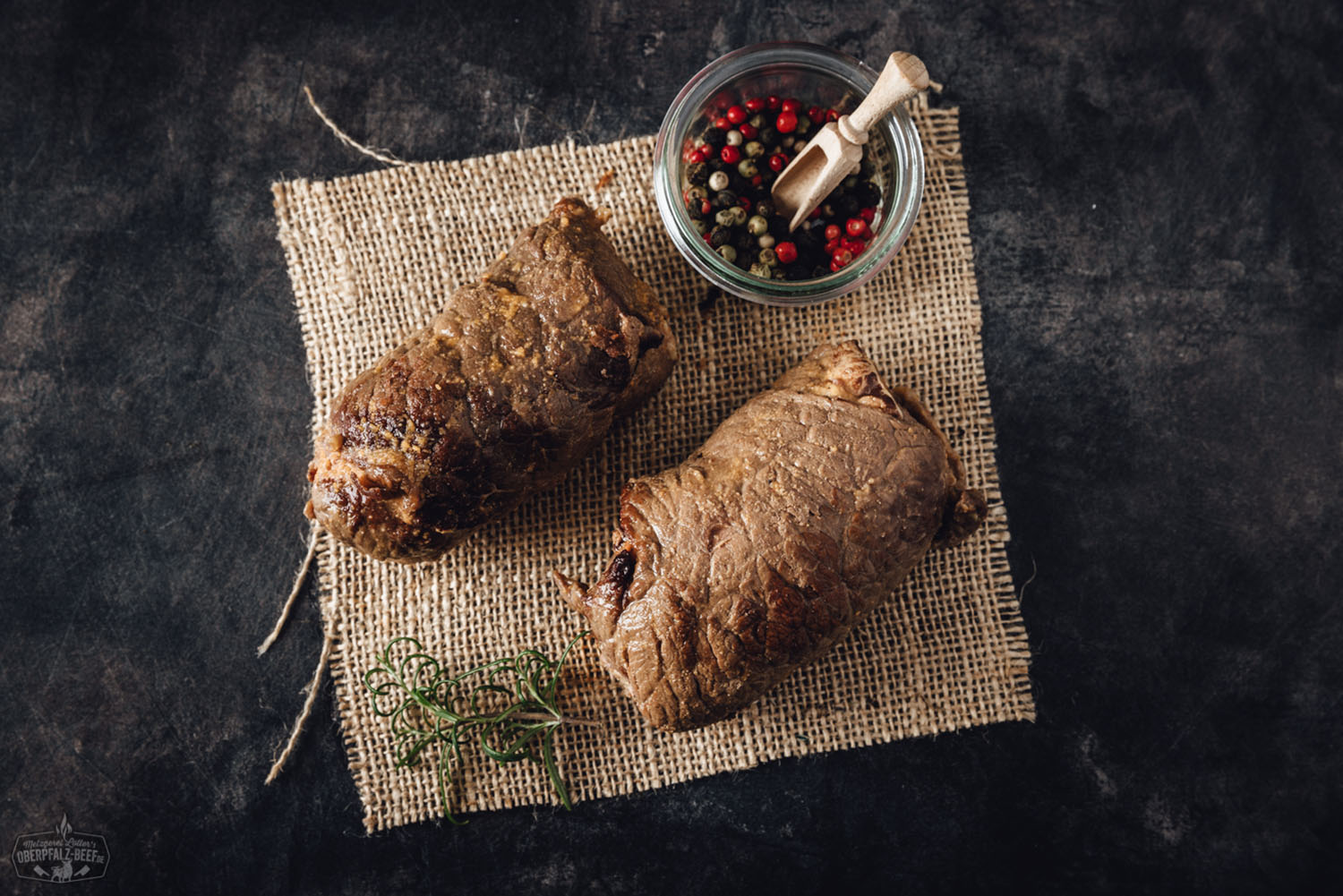 Sous Vide vorgegarte Roulade vom Rind