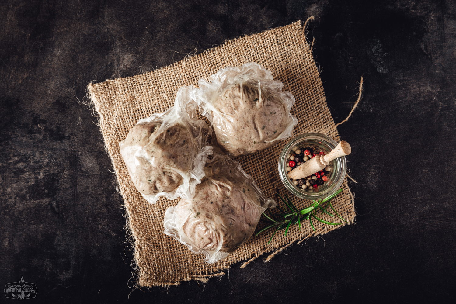 Oberpfälzer Leberknödel im Portionsdarm