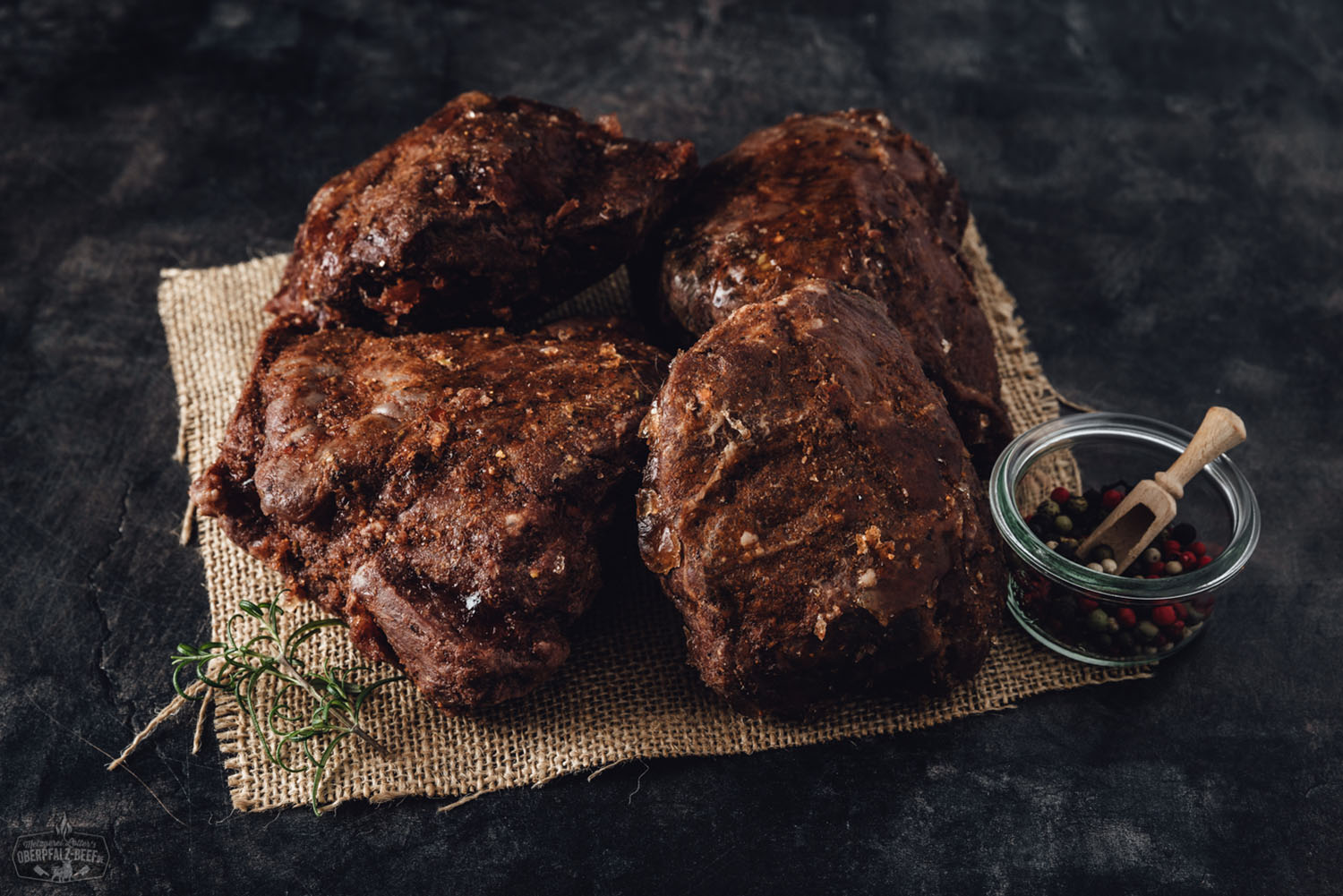 Sous Vide vorgegarte Oberpfälzer Kalbsbacken