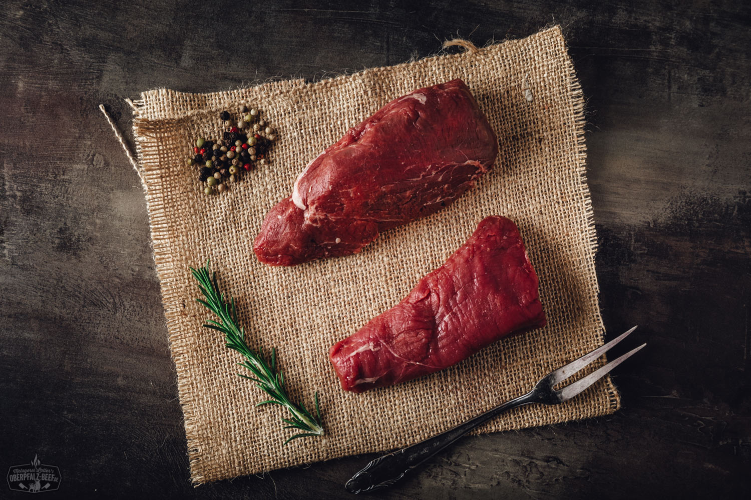 Filetspitzen Wet Aged vom Oberpfalz Rind – Hochwertige Rindfleischqualität, zart gereift, perfekt für kulinarische Köstlichkeiten.