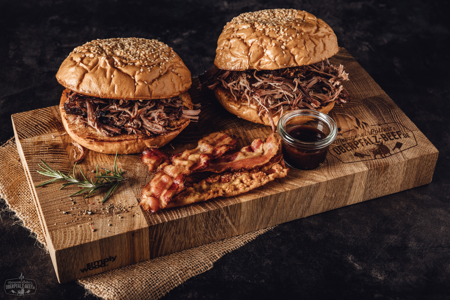 Sous Vide vorgegarte Pulled Pork Box