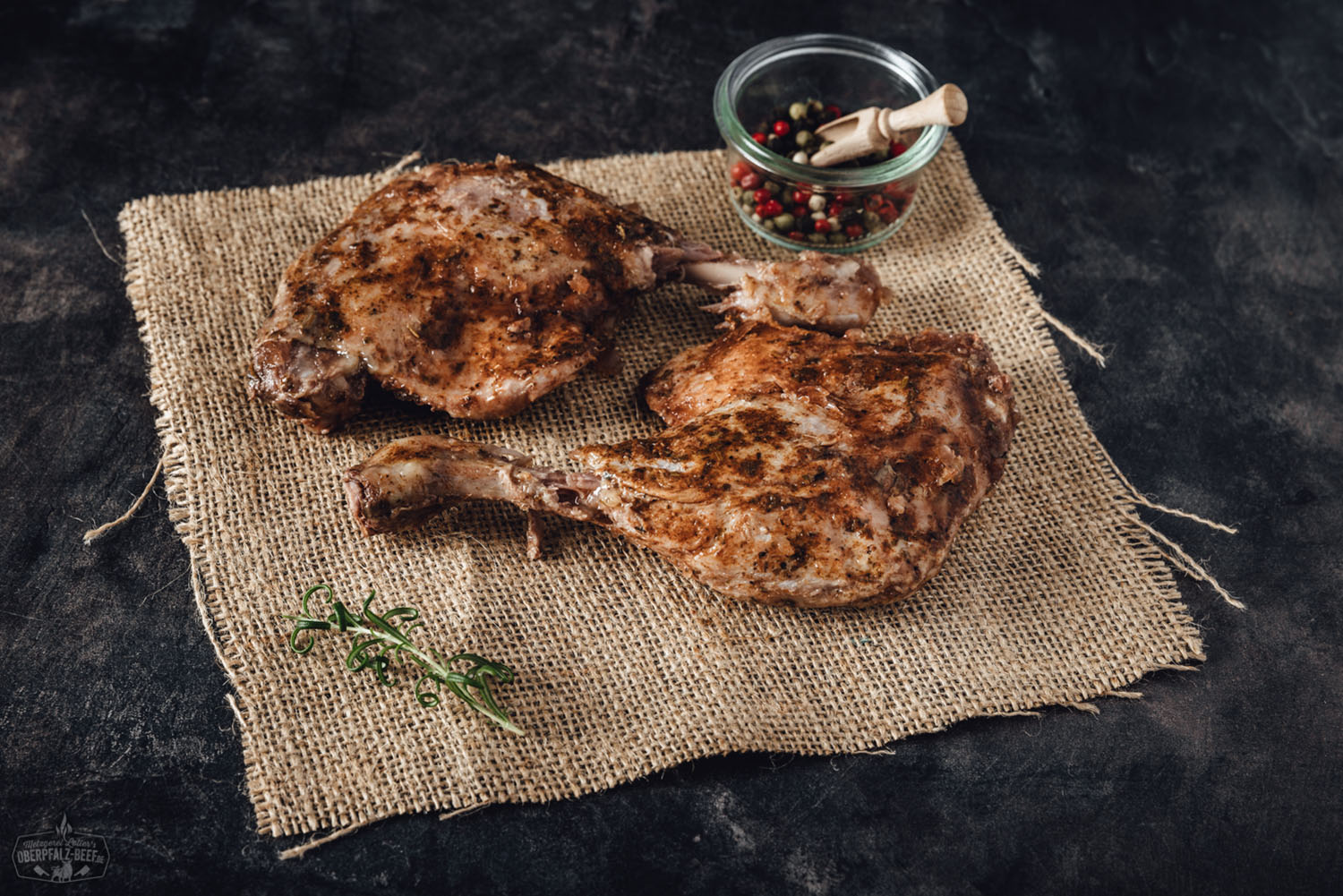 Sous Vide vorgegarte Gänsekeulen