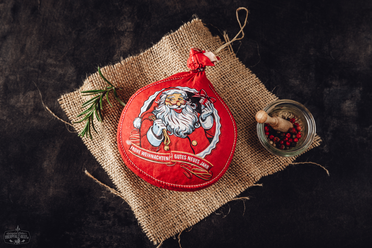 Weihnachtssalami Nikolaus groß