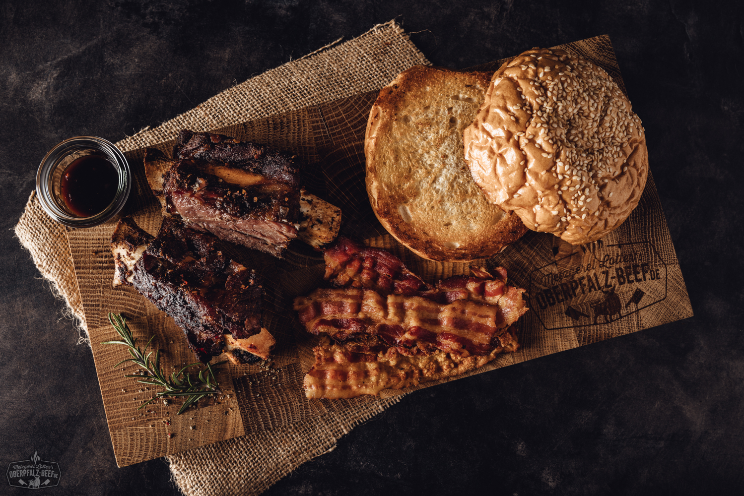 Sous Vide vorgegarte Beef Back Ribs Box