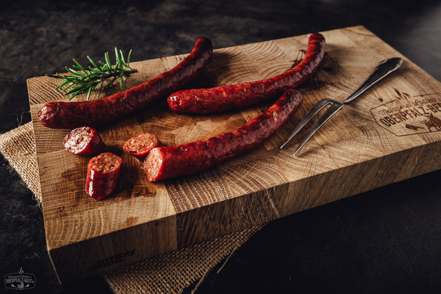 Merguez Bratwürste rein Rind