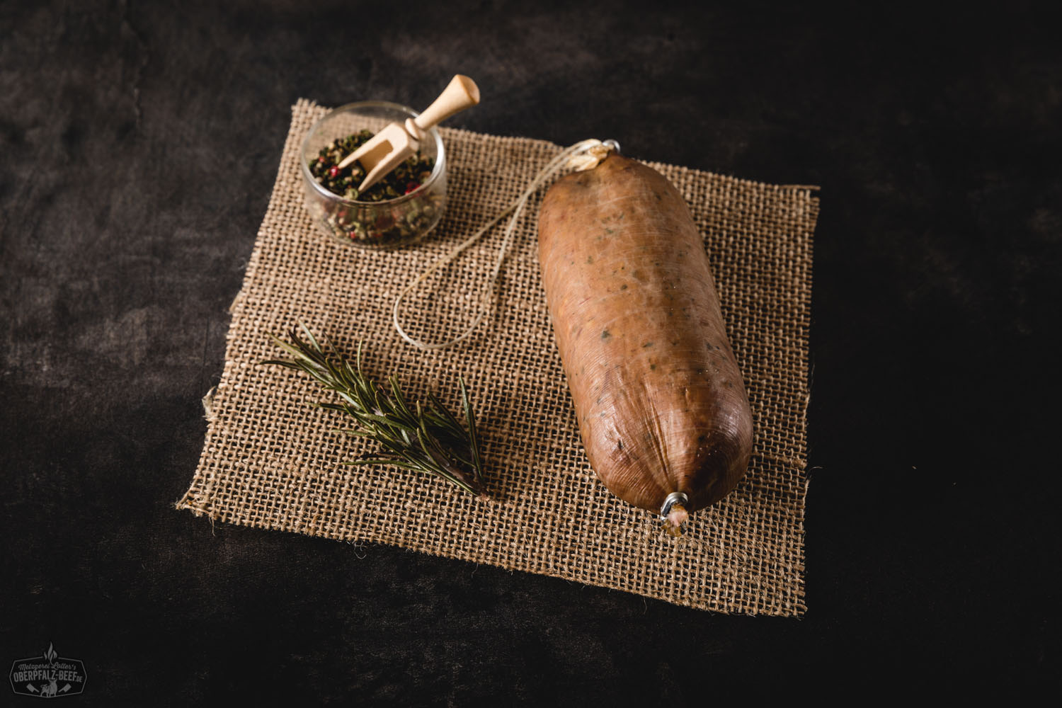 Original Oberpfälzer Bauernleberwurst schwarzgeräuchert